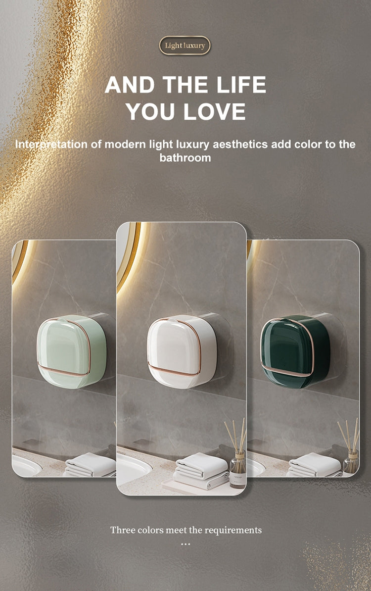 Porte-savon mural en plastique luxe léger