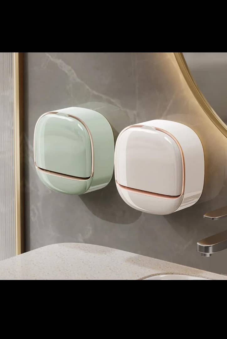 Porte-savon mural en plastique luxe léger